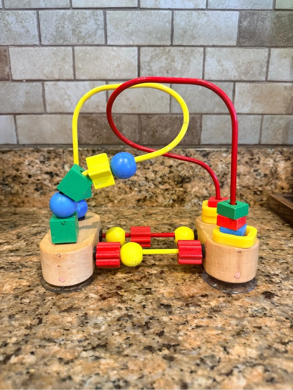 Melissa & Doug Toys Baby First Bead Maze & Shape Sorter Activity Bag